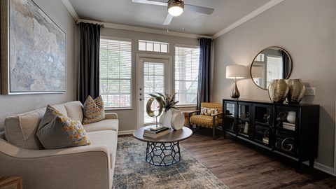 Modern Living Room at Mason, McKinney, Texas